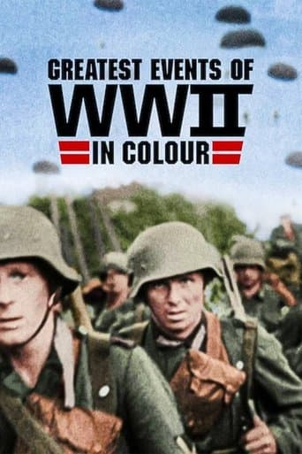 Greatest Events of WWII in Colour poster